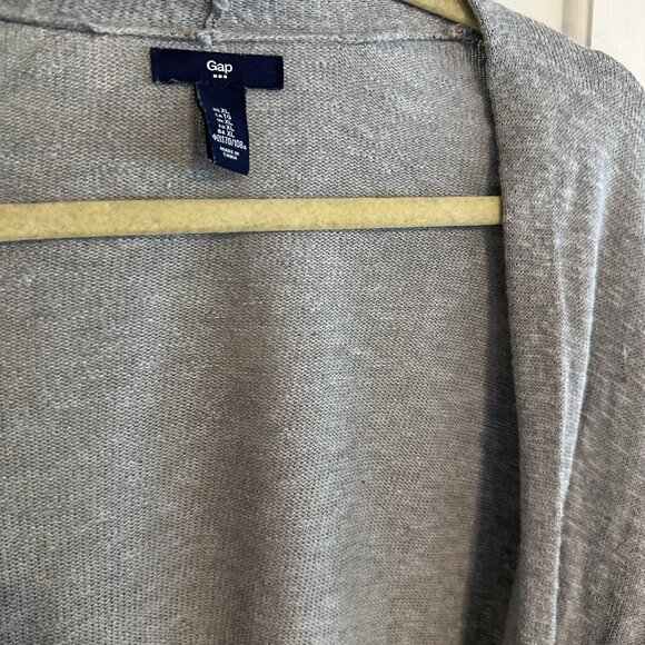 | GAP FACTORY | Gray Open Front Cardigan - Picture 4 of 8